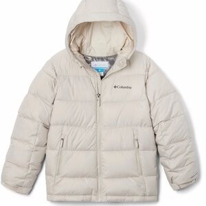 Columbia Girls Pike Lake II Hooded Coat- Dark Stone-Medium 10/12 EUC